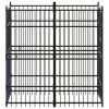 Outdoor Dog Kennel Steel 19.8 ft²