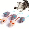 Cat Toys Plush Simulation Mouse Shaped Toy For Cats Kitten Interactive Toy Pet Supplies Pet Toy