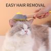 OneKey Pet Hair Remover Comb Pet Comb Grooming Brush Pet Hair Cleaner Brush Cat Shedding Brush Self Cleaning Slicker For Long & Short Hair Cats And Do